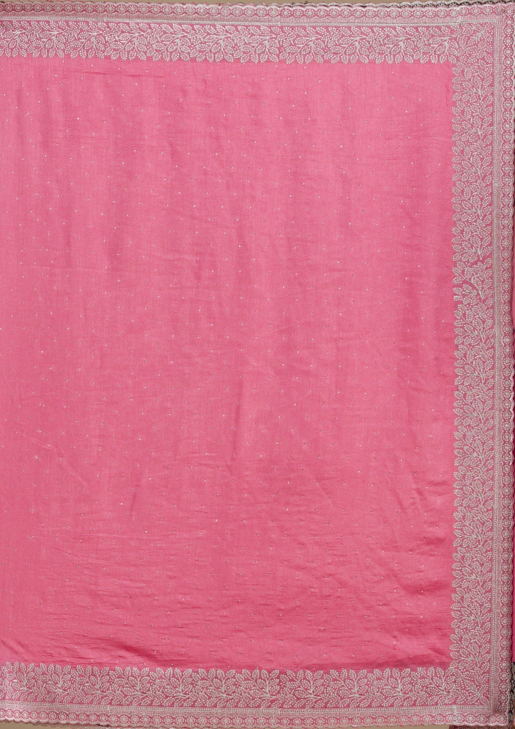 Onion Pink Zariwork Soft Silk Saree